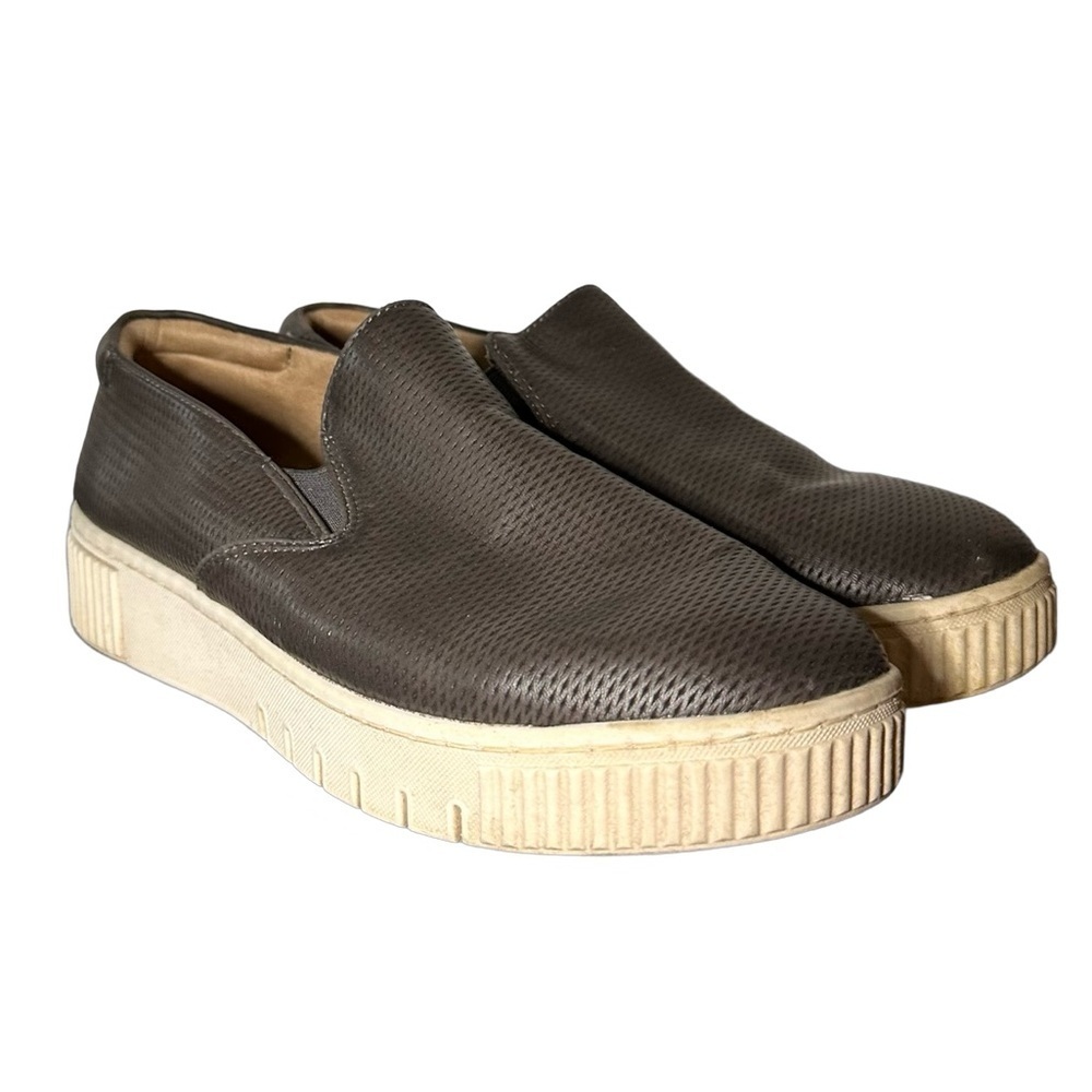 SOUL NATURALIZER Women's Black Tia Platform Slip-On Sneakers Size 10W